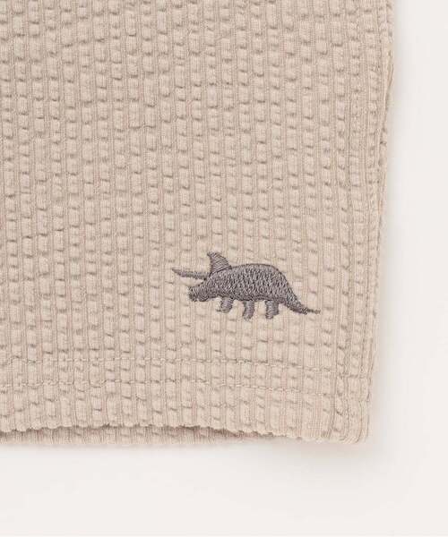 kladskap（クレードスコープ）の「【人気商品再入荷】【直営店で取り扱い無し】ワンポイント刺しゅう6分丈パンツ（その他パンツ・キッズ・ブルー系その他/ベージュ・120cm/110cm/130cm/100cm/90cm）」の7枚目の写真