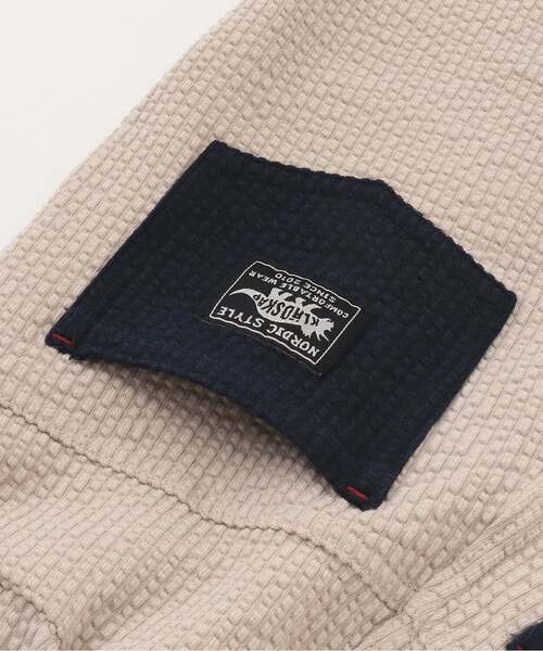 kladskap（クレードスコープ）の「【人気商品再入荷】【直営店で取り扱い無し】ワンポイント刺しゅう6分丈パンツ（その他パンツ・キッズ・ブルー系その他/ベージュ・120cm/110cm/130cm/100cm/90cm）」の10枚目の写真