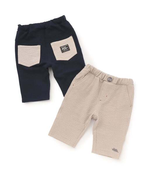 kladskap（クレードスコープ）の「【人気商品再入荷】【直営店で取り扱い無し】ワンポイント刺しゅう6分丈パンツ（その他パンツ・キッズ・ブルー系その他/ベージュ・120cm/110cm/130cm/100cm/90cm）」の12枚目の写真
