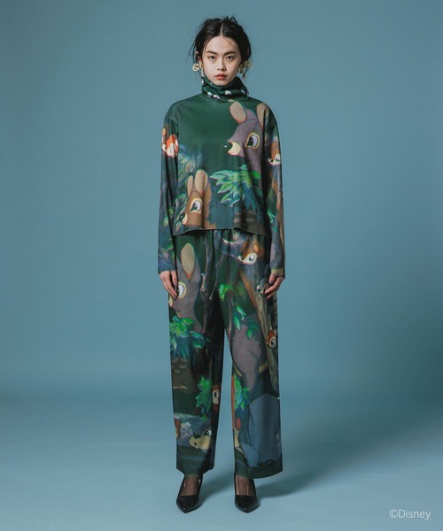 NON TOKYO（ノントーキョー）の「【 Disney “Snow White” × NON TOKYO 】PRINT RIB HI-NECK TOP（Tシャツ/カットソー・レディース・マルチ・FREE）」の2枚目の写真