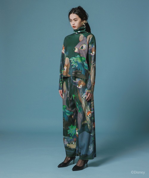 NON TOKYO（ノントーキョー）の「【 Disney “Snow White” × NON TOKYO 】PRINT RIB HI-NECK TOP（Tシャツ/カットソー・レディース・マルチ・FREE）」の3枚目の写真