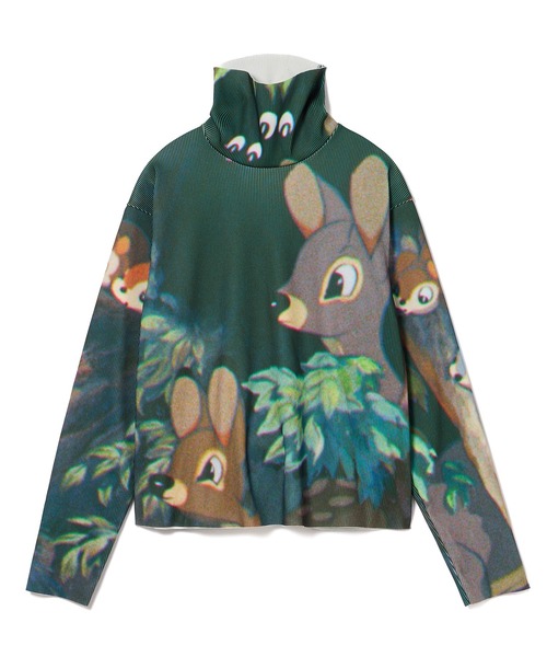 NON TOKYO（ノントーキョー）の「【 Disney “Snow White” × NON TOKYO 】PRINT RIB HI-NECK TOP（Tシャツ/カットソー・レディース・マルチ・FREE）」の6枚目の写真