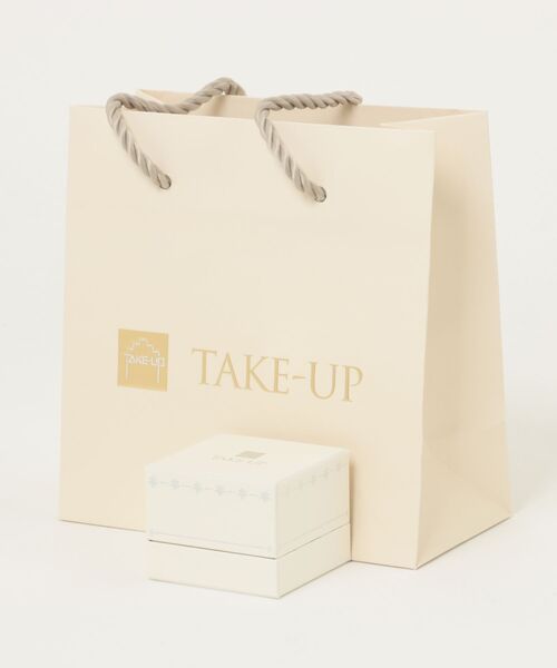 TAKE-UP（テイクアップ）の「[ フワットイヤリングス]ブルートパーズ　シンプルイヤリング（イヤリング・レディース・イエローゴールド・FREE）」の6枚目の写真