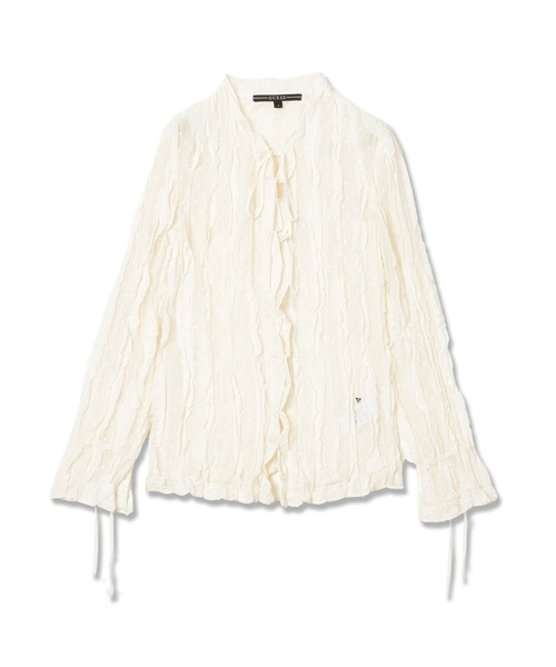 LADIES' Woven L/Slv Blouse シャツ ブラウス | GUESS(ゲス) JAPAN