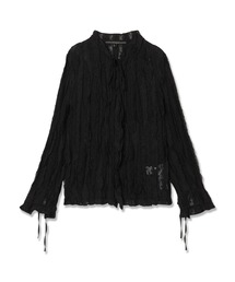 Guess | LADIES' Woven L/Slv Blouse シャツ ブラウス(シャツ/ブラウス)