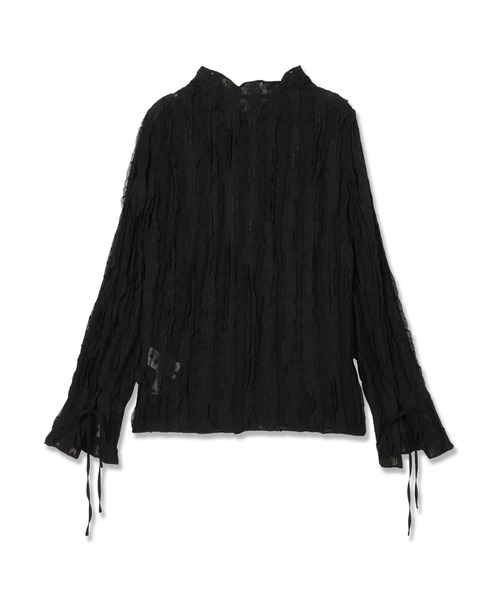 Guess(ゲス)の「LADIES' Woven L/Slv Blouse シャツ ブラウス(シャツ/ブラウス・レディース・ブラック/アイボリー・X-SMALL/MEDIUM/SMALL)」の3枚目の写真