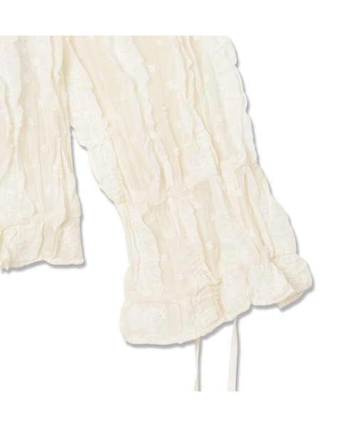 Guess(ゲス)の「LADIES' Woven L/Slv Blouse シャツ ブラウス(シャツ/ブラウス・レディース・ブラック/アイボリー・X-SMALL/MEDIUM/SMALL)」の11枚目の写真