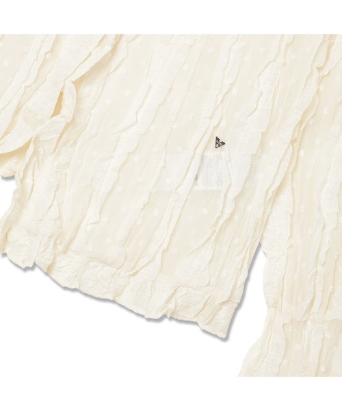 Guess(ゲス)の「LADIES' Woven L/Slv Blouse シャツ ブラウス(シャツ/ブラウス・レディース・ブラック/アイボリー・X-SMALL/MEDIUM/SMALL)」の12枚目の写真