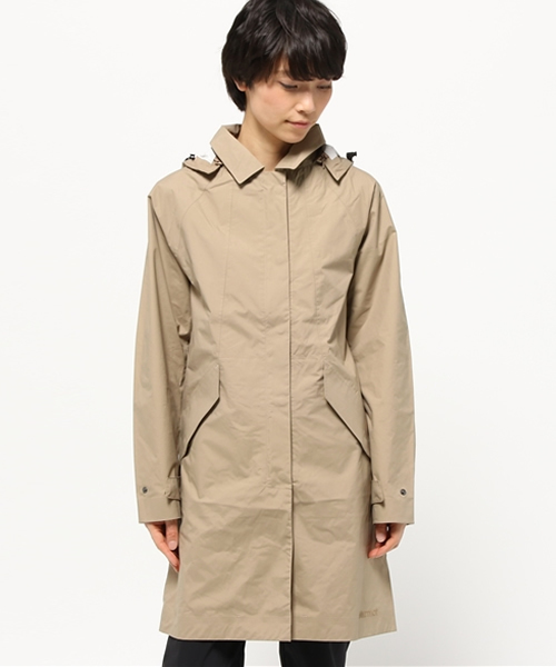 MARMOT（マーモット）の「ウイメンズナノプロテックソーエンコート(WS NANO PRO TECH SOUEN COAT)（マウンテンパーカー・レディース・サンドベージュ/ライトパープル・LARGE/MEDIUM）」の3枚目の写真
