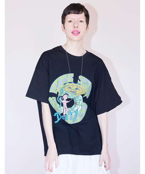 Little sunny bite(リトルサニーバイト)の「【8】【it】【Little sunny bite】logo big tee(Tシャツ/カットソー・レディース・ホワイト/ピンク/ブラック・SMALL/MEDIUM)」の3枚目の写真