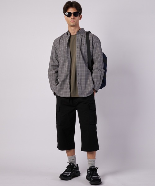 Eddie Bauer（エディーバウアー）の「ティンバーエッジ リップストップ クロップドパンツ（その他パンツ・メンズ・グレイッシュベージュ/ダークカーキ/ブラック・M/L/XL/XXL/S）」の4枚目の写真