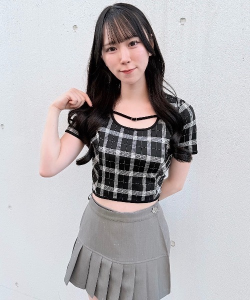 NOMAE（ノーマエ）の「ストーンドットBACKリボントップス（Tシャツ/カットソー・レディース・ブラック/ブラック系その他/ホワイト/ベージュ系その他・FREE）」の3枚目の写真