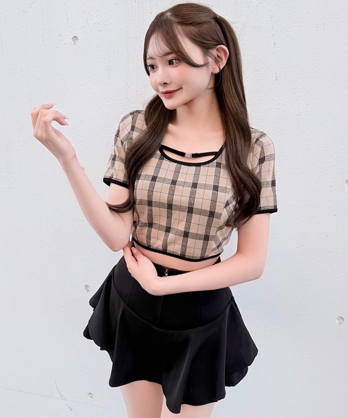 NOMAE（ノーマエ）の「ストーンドットBACKリボントップス（Tシャツ/カットソー・レディース・ブラック/ブラック系その他/ホワイト/ベージュ系その他・FREE）」の15枚目の写真