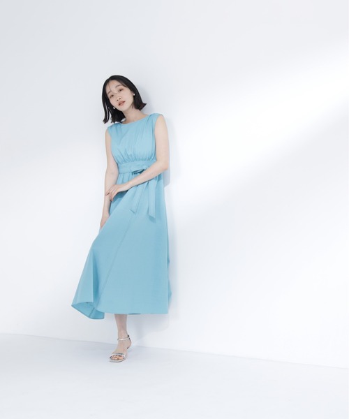 NATURAL BEAUTY BASIC(ナチュラルビューティーベーシック)の「ベルテッドステッチワンピース(ワンピース・レディース・ホワイト系その他/グリーン系その他/ネイビー系・P/S/MEDIUM/SMALL)」の13枚目の写真