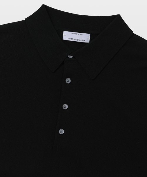 MANNERGRAM（マナーグラム）の「[ゼニア イタリア輸入原糸] Zegna YARN カラーニット ブラック_ゼニア サマーウール100（ニット/セーター・メンズ・その他・MEDIUM/LARGE）」の3枚目の写真