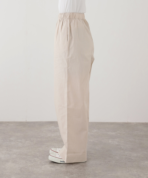 FRAMeWORK（フレームワーク）の「BASERANGE/ベースレンジ CLAUDE PANTS(ベージュ)（スラックス・レディース・ベージュ・FREE）」の12枚目の写真