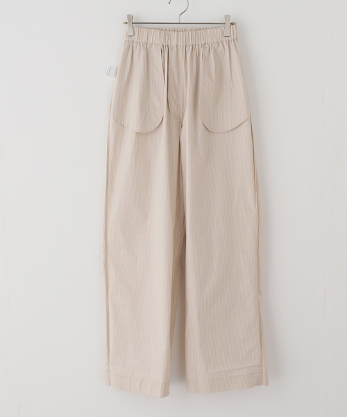 FRAMeWORK（フレームワーク）の「BASERANGE/ベースレンジ CLAUDE PANTS(ベージュ)（スラックス・レディース・ベージュ・FREE）」の16枚目の写真