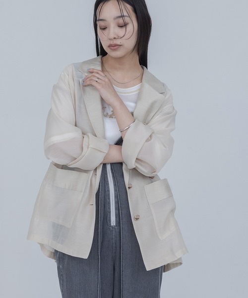 シアーテーラードジャケット Eimee Law│Eimee Law & LHELBIE 公式