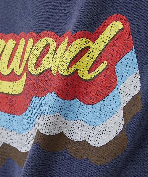 HOLLYWOOD RANCH MARKET(ハリウッドランチマーケット)の「レトロフォント ハリウッド ショートスリーブTシャツ(Tシャツ/カットソー・メンズ・ホワイト/ネイビー・S/M/L)」の9枚目の写真