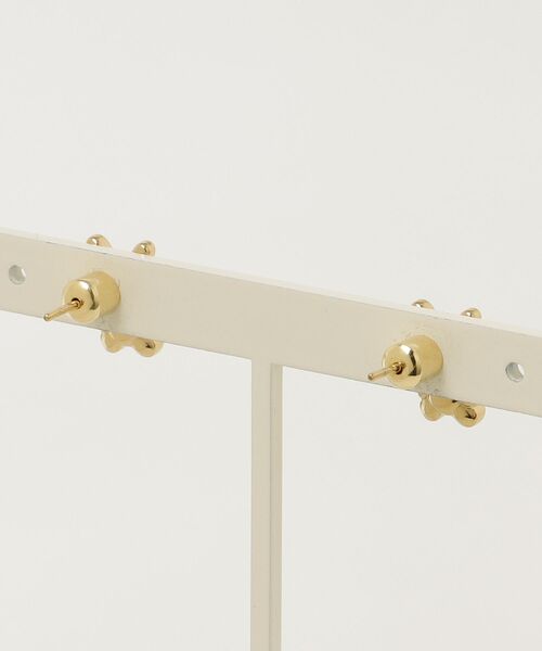 gargle(ガーグル)の「gargle ガーグル:STAINLESS ステンレスシリーズ ミニうさぎ ラビット ピアス(ピアス(両耳用)・レディース・ゴールド・FREE)」の5枚目の写真