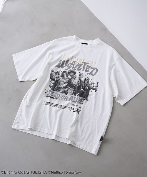coen(コーエン)の「ONE PIECE(ワンピース)Tシャツ(Tシャツ/カットソー・メンズ・ケリーグリーン/オフホワイト/ブラック/ナチュラル・L/M/XL)」の19枚目の写真