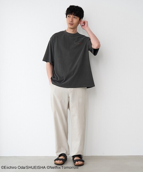 coen(コーエン)の「ONE PIECE(ワンピース)Tシャツ(Tシャツ/カットソー・メンズ・ケリーグリーン/オフホワイト/ブラック/ナチュラル・L/M/XL)」の22枚目の写真
