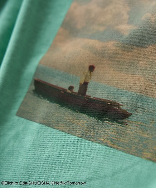 coen(コーエン)の「ONE PIECE(ワンピース)Tシャツ(Tシャツ/カットソー・メンズ・ケリーグリーン/オフホワイト/ブラック/ナチュラル・L/M/XL)」の8枚目の写真