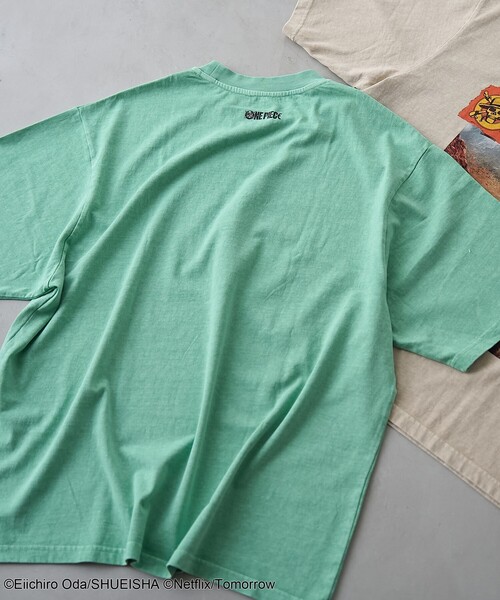 coen(コーエン)の「ONE PIECE(ワンピース)Tシャツ(Tシャツ/カットソー・メンズ・ケリーグリーン/オフホワイト/ブラック/ナチュラル・L/M/XL)」の7枚目の写真