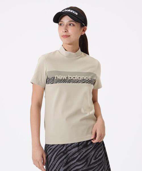New Balance Golf(ニューバランスゴルフ)の「半袖 モックネック プルオーバー (WOMENS)(Tシャツ/カットソー・レディース・ブラック/ホワイト/ベージュ系その他・SMALL/MEDIUM/LARGE)」の3枚目の写真