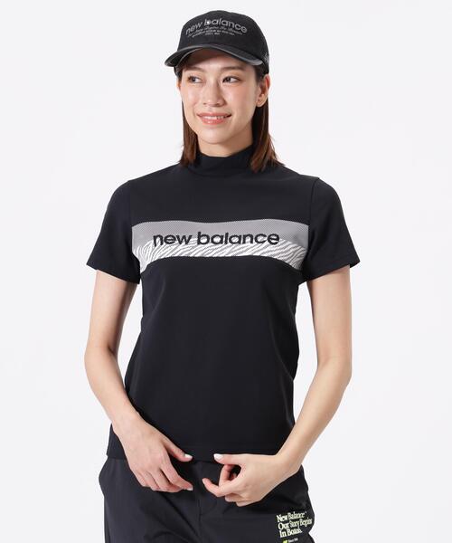 New Balance Golf(ニューバランスゴルフ)の「半袖 モックネック プルオーバー (WOMENS)(Tシャツ/カットソー・レディース・ブラック/ホワイト/ベージュ系その他・SMALL/MEDIUM/LARGE)」の4枚目の写真