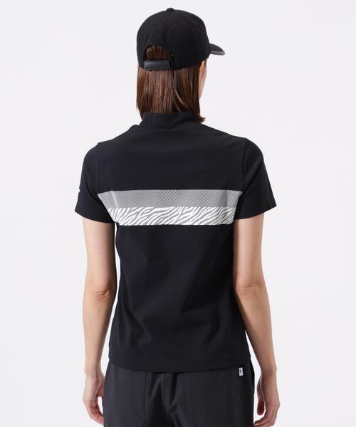New Balance Golf(ニューバランスゴルフ)の「半袖 モックネック プルオーバー (WOMENS)(Tシャツ/カットソー・レディース・ブラック/ホワイト/ベージュ系その他・SMALL/MEDIUM/LARGE)」の5枚目の写真