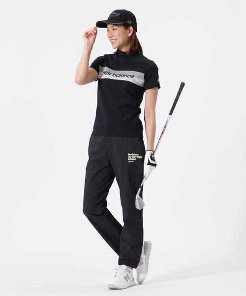 New Balance Golf(ニューバランスゴルフ)の「半袖 モックネック プルオーバー (WOMENS)(Tシャツ/カットソー・レディース・ブラック/ホワイト/ベージュ系その他・SMALL/MEDIUM/LARGE)」の6枚目の写真