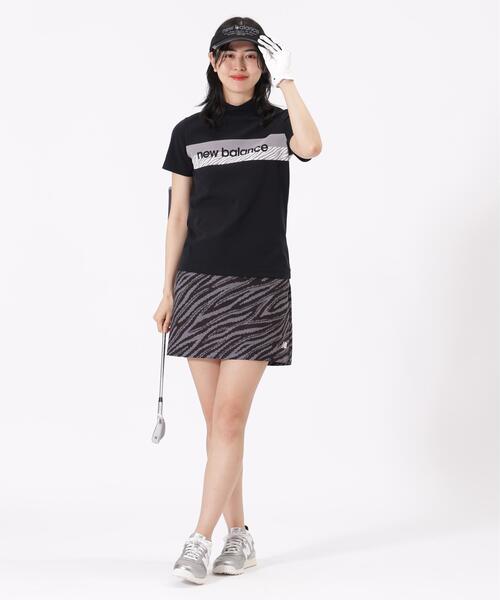 New Balance Golf(ニューバランスゴルフ)の「半袖 モックネック プルオーバー (WOMENS)(Tシャツ/カットソー・レディース・ブラック/ホワイト/ベージュ系その他・SMALL/MEDIUM/LARGE)」の8枚目の写真