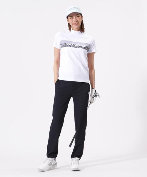 New Balance Golf(ニューバランスゴルフ)の「半袖 モックネック プルオーバー (WOMENS)(Tシャツ/カットソー・レディース・ブラック/ホワイト/ベージュ系その他・SMALL/MEDIUM/LARGE)」の11枚目の写真