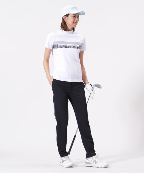 New Balance Golf(ニューバランスゴルフ)の「半袖 モックネック プルオーバー (WOMENS)(Tシャツ/カットソー・レディース・ブラック/ホワイト/ベージュ系その他・SMALL/MEDIUM/LARGE)」の12枚目の写真