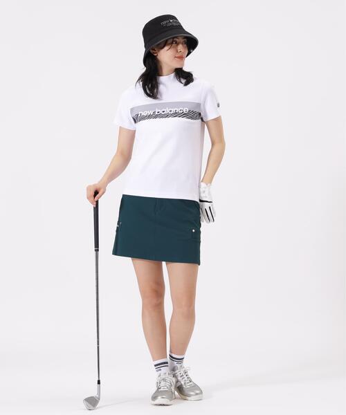 New Balance Golf(ニューバランスゴルフ)の「半袖 モックネック プルオーバー (WOMENS)(Tシャツ/カットソー・レディース・ブラック/ホワイト/ベージュ系その他・SMALL/MEDIUM/LARGE)」の13枚目の写真
