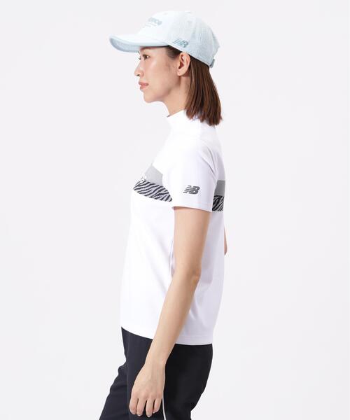 New Balance Golf(ニューバランスゴルフ)の「半袖 モックネック プルオーバー (WOMENS)(Tシャツ/カットソー・レディース・ブラック/ホワイト/ベージュ系その他・SMALL/MEDIUM/LARGE)」の14枚目の写真