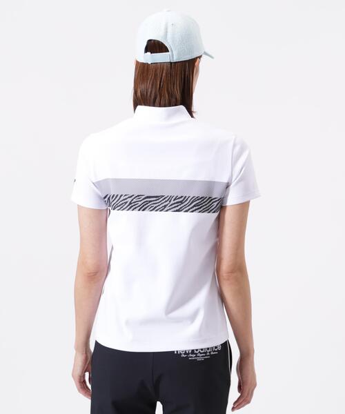 New Balance Golf(ニューバランスゴルフ)の「半袖 モックネック プルオーバー (WOMENS)(Tシャツ/カットソー・レディース・ブラック/ホワイト/ベージュ系その他・SMALL/MEDIUM/LARGE)」の15枚目の写真