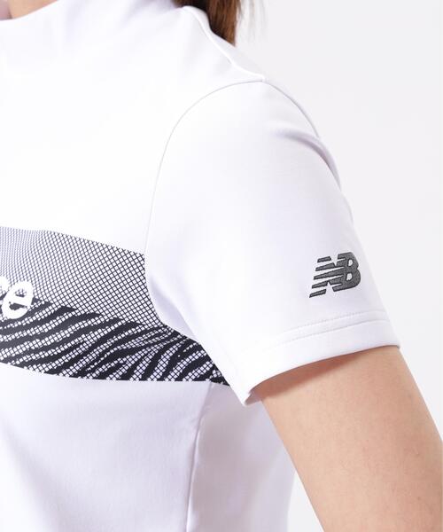 New Balance Golf(ニューバランスゴルフ)の「半袖 モックネック プルオーバー (WOMENS)(Tシャツ/カットソー・レディース・ブラック/ホワイト/ベージュ系その他・SMALL/MEDIUM/LARGE)」の18枚目の写真