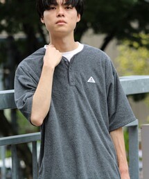 【GEVACO/ゲバコ】パイルヘンリーネックTシャツ