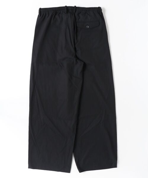 markaware(マーカウェア)の「MARKAWARE(マーカウェア)Organic Cotton Voile Yarn Twill Triple Pleated Easy Trousers(その他パンツ・メンズ・ブラック・1/2/3)」の2枚目の写真