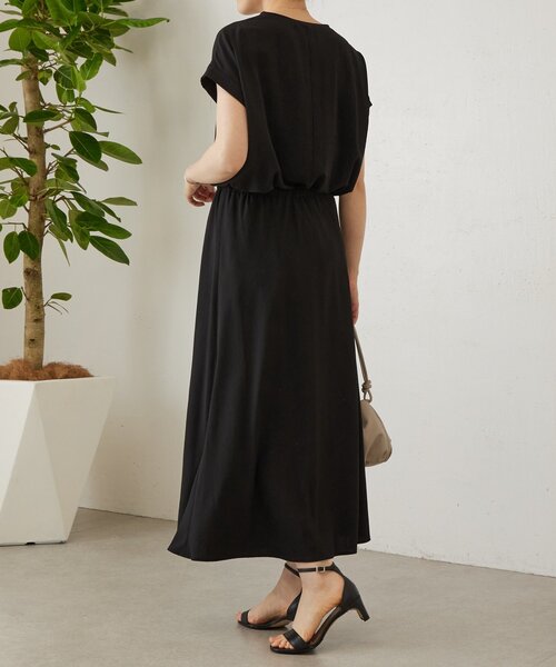 BEARDSLEY（ビアズリー）の「ストレッチジョーゼットバイヤススカート【セットアップ】（スカート・レディース・ブラック/ネイビー・0/1）」の9枚目の写真