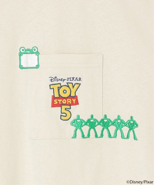 VENCEEXCHANGE(ヴァンスエクスチェンジ)の「TOY STORY 5/トイ・ストーリー5 マタギ刺繍ポケットTシャツ(Tシャツ/カットソー・メンズ・ブラック/アイボリー・M/L)」の21枚目の写真