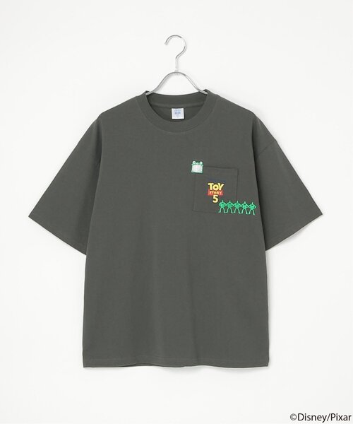 VENCEEXCHANGE(ヴァンスエクスチェンジ)の「TOY STORY 5/トイ・ストーリー5 マタギ刺繍ポケットTシャツ(Tシャツ/カットソー・メンズ・ブラック/アイボリー・M/L)」の22枚目の写真