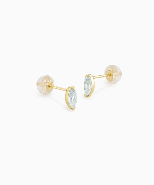K10YG ブルートパーズ ピアス（ピアス（両耳用））｜festaria bijou