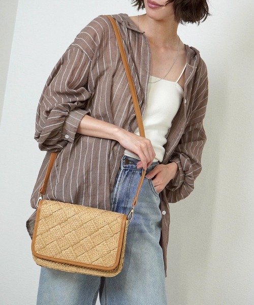 gossara(ゴサラ)の「【羽織るだけで決まる】シアーワッシャーストライプシャツ(シャツ/ブラウス・レディース・ブラウン/アイボリー・FREE)」の5枚目の写真