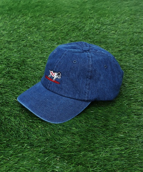 The Endless Summer(エンドレスサマー)の「TES HUNTINGTON DENIM LOW CAP / キャップ(キャップ・メンズ・サックスブルー/ネイビー/ブラック・FREE)」の2枚目の写真