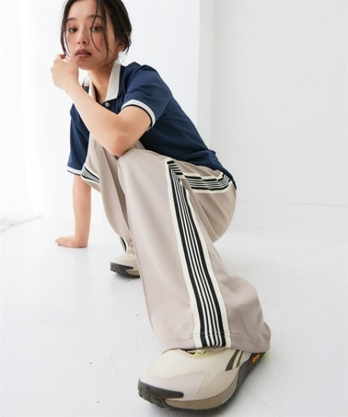 nissen(ニッセン)の「サイドライン多機能ストレートパンツ(接触冷感・UVカット・吸汗速乾・抗菌防臭・毛玉対策)<大きいサイズ有>(その他パンツ・レディース・ネイビー/ブラック/グレー/モカ・LL/3L/M/S/L)」の18枚目の写真