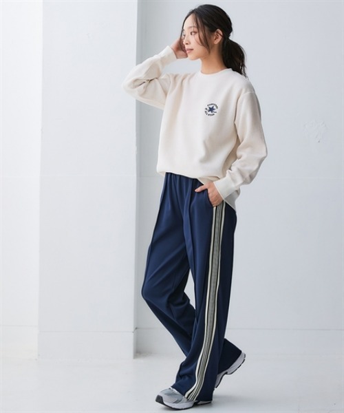 nissen(ニッセン)の「サイドライン多機能ストレートパンツ(接触冷感・UVカット・吸汗速乾・抗菌防臭・毛玉対策)<大きいサイズ有>(その他パンツ・レディース・ネイビー/ブラック/グレー/モカ・LL/3L/M/S/L)」の9枚目の写真
