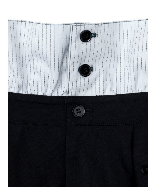 ELCHELE(エルチェレ)の「TURN BACK WAIST PANTS(スラックス・レディース・アイボリー/ブラック・36/38)」の10枚目の写真